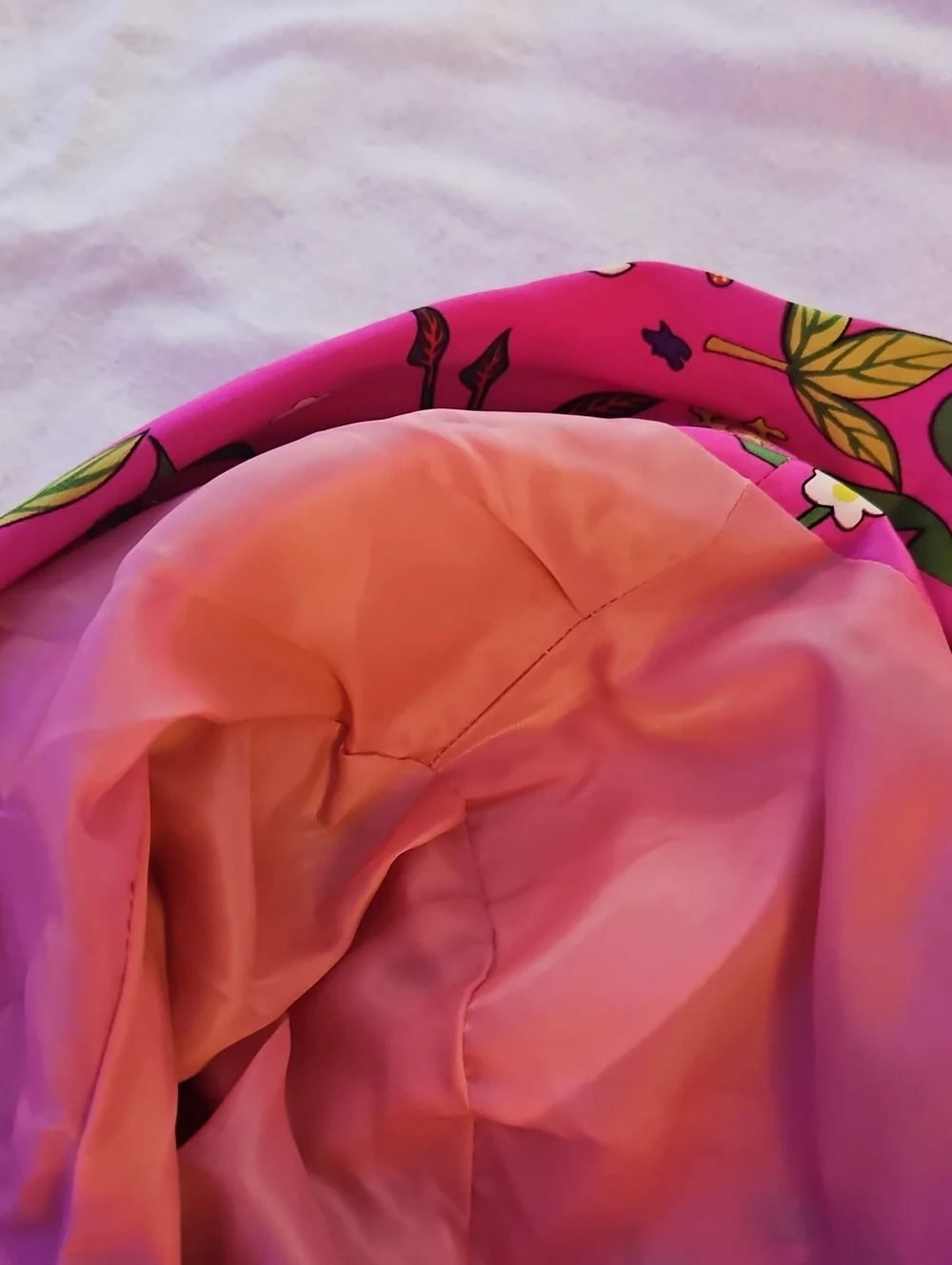 Vintage 1980s rare tropical print caribbean resort where silk jacket blazer